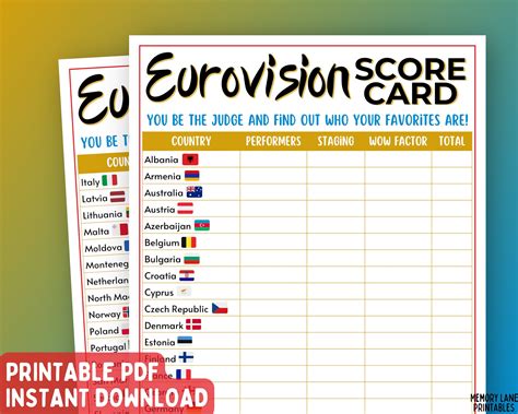2024 Eurovision Party Games .